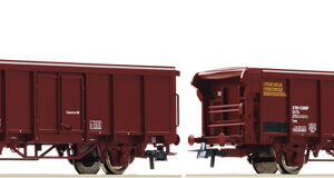 6600082 Roco 2er Set Rolldachwag. FS
