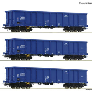6600100 Roco 3er Set off.Güterwag. Eanos PK