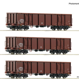 6600103 Roco 3er Set off.Güterwag. Eas DR