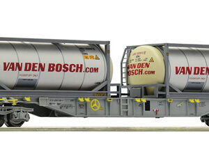 77347 Roco Cont.Tragw. PKP+Container