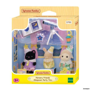 5750 Sylvanian Families Trio peutervriendjes pyjama party
