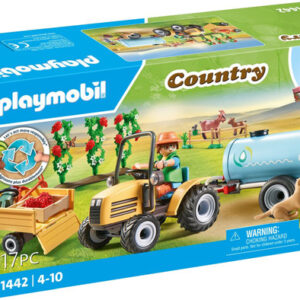 71442 Playmobil® Tractor met aanhanger en watertank