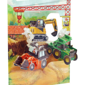 171 Santoro Swing Cards - Tractors And Diggers