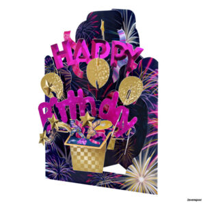 200 Santoro Swing Cards - Happy Birthday