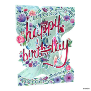 204 Santoro Swing Cards - Happy Birthday - Floral