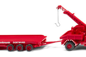 49304 Wiking Dieplader-aanhangertrein (Faun)  Rozenkrans