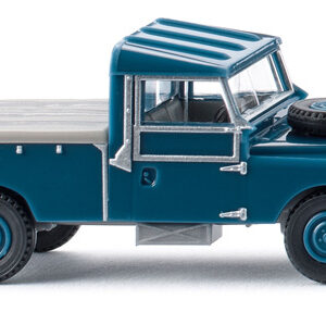 10702 Wiking Land Rover pick-up - azuurblauw