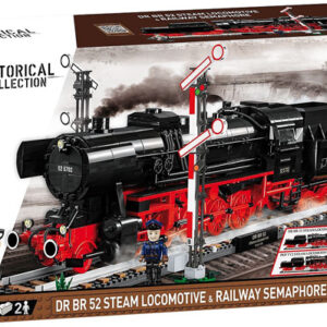 6287 Cobi Bouw Sets DRB Class 52 Steam Locomotive & Railway Semaphore
