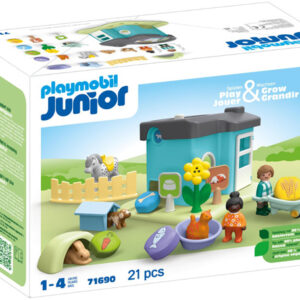 71690 Playmobil® JUNIOR: Dierenpension met voerautomaat