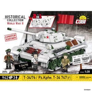 2594 Cobi Bouw Sets T-34/76 / Pz.Kpfw. T-34 747 (r) - Limited Edition