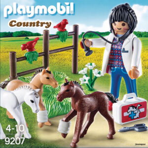 9207 Playmobil®  Dierenarts met veulens