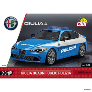 24606 Cobi Bouw Sets Giulia Quadrifoglio Polizia