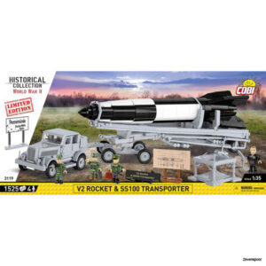 3119 Cobi Bouw Sets V2 Rocket & SS100 Transporter - Gelimiteerde editie