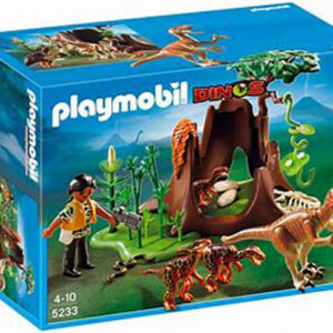 5233 Playmobil® Velociraptor Attack on Deinonychusnest