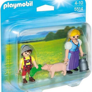 5514 Playmobil®  Boerin en zoon / DuoPack