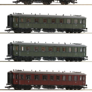 6200076 Roco 5er Set Schnellzug Wuertt.