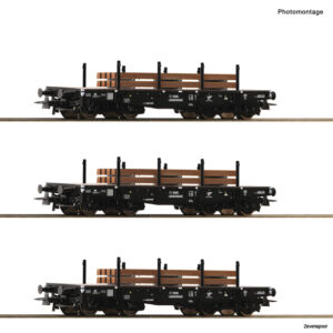6600016 Roco 3-tlg. Set: Schwerlastwagen