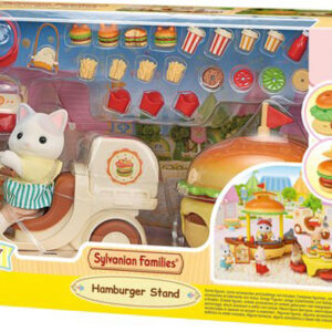 5757 Sylvanian Families Hamburgerkraam met scooter