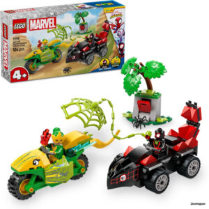 11198 LEGO® Spin en Electro achtervolging met dinosaurusvoertuigen