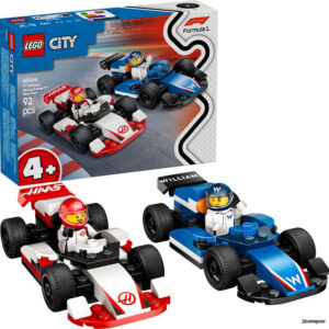 60464 LEGO® F1® Williams Racing en Haas F1® racewagens