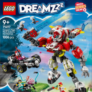 71497 LEGO® Coopers tijgermecha en Zero's hot rod auto