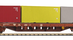 24539 Piko Containertragwg.SNCB V, beladen mit 3 Containern