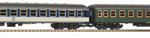 28324 Piko 2er Set Personenwg. 2x 2. Kl. Büm 234 POP und grün DB IV