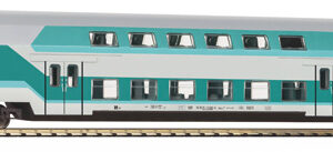 53119 Piko Doppelstocksitzwg. DBuz 747.3 mintgrün DR IV, andere Nummer