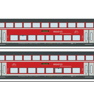 6220145 Roco 2er Set Dosto DB-AG AC