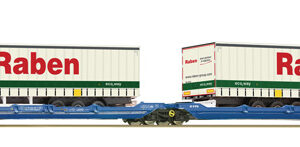 6600117 Roco Doppeltwg. T3000e VTG + Raben
