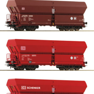 6600135 Roco 3er Set Selbstentladewag. DB-AG