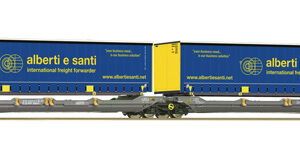 6600137 Roco Doppeltwg. T3000e Hupac + Alberti