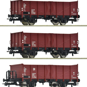 6600146 Roco 3er Set off.Gueterwag. DR