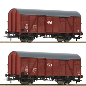 6600151 Roco 2er Set ged. Gueterwag. NS