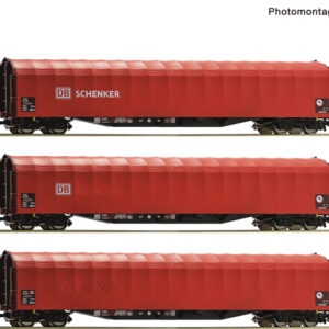 6600156 Roco 3er Set Schiebeplanenwag. DB-A