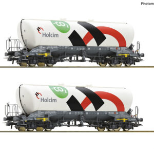 6600192 Roco 2er Set Silowag. Holcim