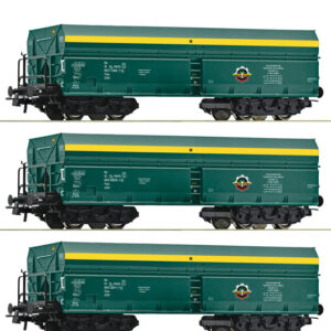 6600195 Roco 3er Set Selbstentladewag.