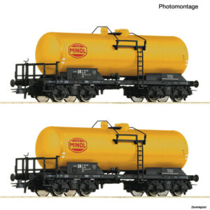 6600199 Roco 2er Set Kesselwag. DR Minol