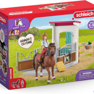 42710 Schleich Paardenstal Hannah & Cayenne