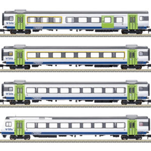 18293 Trix Wagen-Set GoldenPassLine BLS