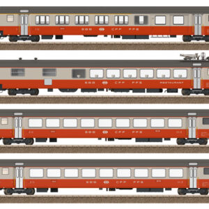 23690 Trix Personenwagen-Set Swiss Expr.