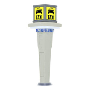 1378 Viessmann H0 Taxistand mit LED-Beleuchtung