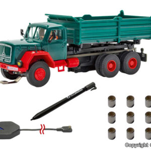 8002 Viessmann H0 CarMotion Basis Startset, MAGIRUS DEUTZ 3-achs Muldenkipper, grün