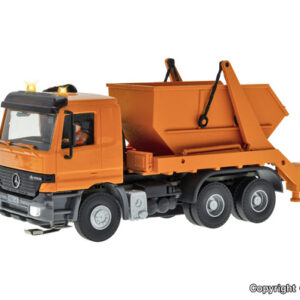 8040 Viessmann H0 MB ACTROS 3-achs Absetzkipper mit Rundum- leuchten, kommunalorange, Basis, Funktionsmodell