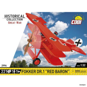 2996 Cobi Bouw Sets Fokker Dr.1 Red Baron