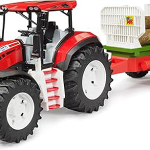 3453 Bruder Roadmax tractor with trailer and 3 logs