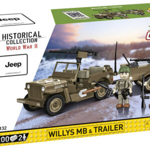 3132 Cobi Bouw Sets Willys MB & Trailer