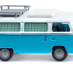 31504 Wiking VW T2 Campingbus - eisblau/weiß