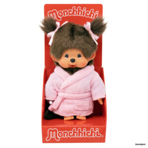 203802 Monchhichi Meisje in badjas