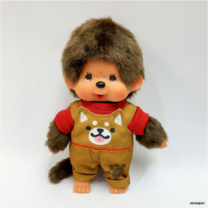 203864 Monchhichi Jongen tuinbroek hond